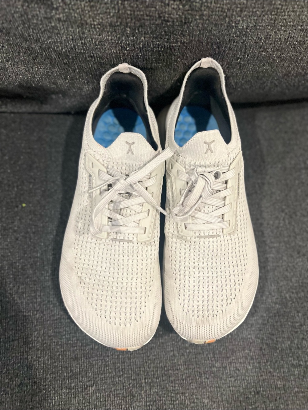 Flux Footwear Adapt Runner Shoes Womens 9 Grey Knit Wide Toe Box